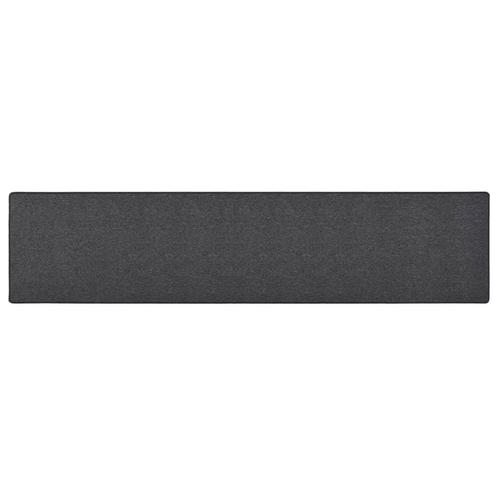 vidaXL Tapis de couloir Anthracite 80x400 cm, Maison & Meubles, Ameublement | Tapis & Moquettes, Neuf, Envoi