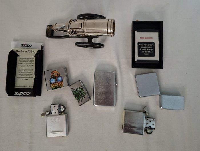 Zonder minimumprijs - Aansteker - Metaal - (4), Collections, Articles de fumeurs, Briquets & Boîtes d'allumettes