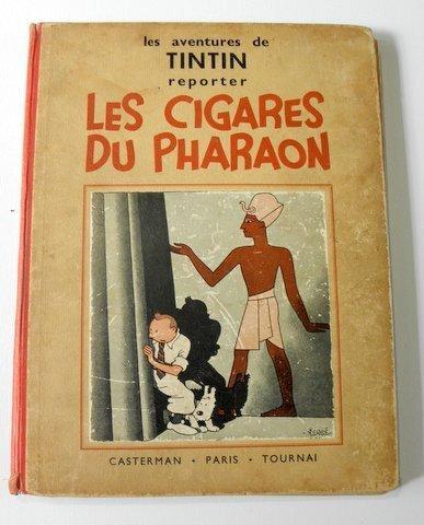 Tintin T4 - Les Cigares du Pharaon N&B (A6) - C - 1 Album -, Boeken, Stripverhalen