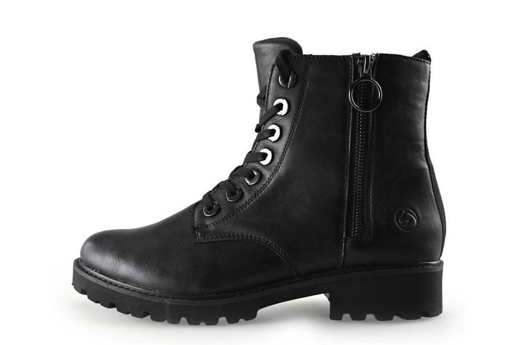 Remonte Veterboots in maat 40 Zwart, Kleding | Dames, Schoenen, Zwart, Zo goed als nieuw, Overige typen, Verzenden