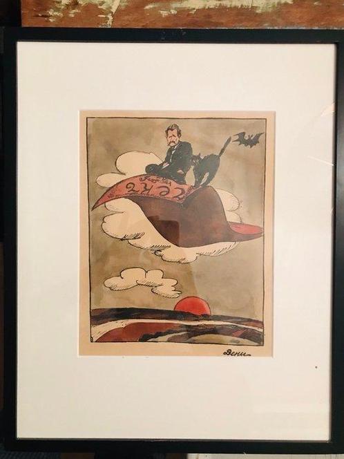 Wiktor Nikolajewitsch Deni (1893-1946) - Karikatur des, Antiek en Kunst, Kunst | Schilderijen | Modern