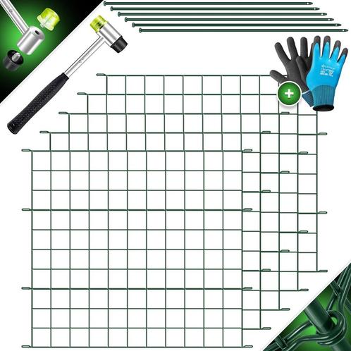 KESSER® 5x Vijverhek - Tuinhek - Steekhek - 71x66cm - Groen, Doe-het-zelf en Bouw, Gereedschap | Overige machines, Verzenden