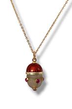 Fabergé - Hanger Antiek goud geguillocheerd rood, Handtassen en Accessoires