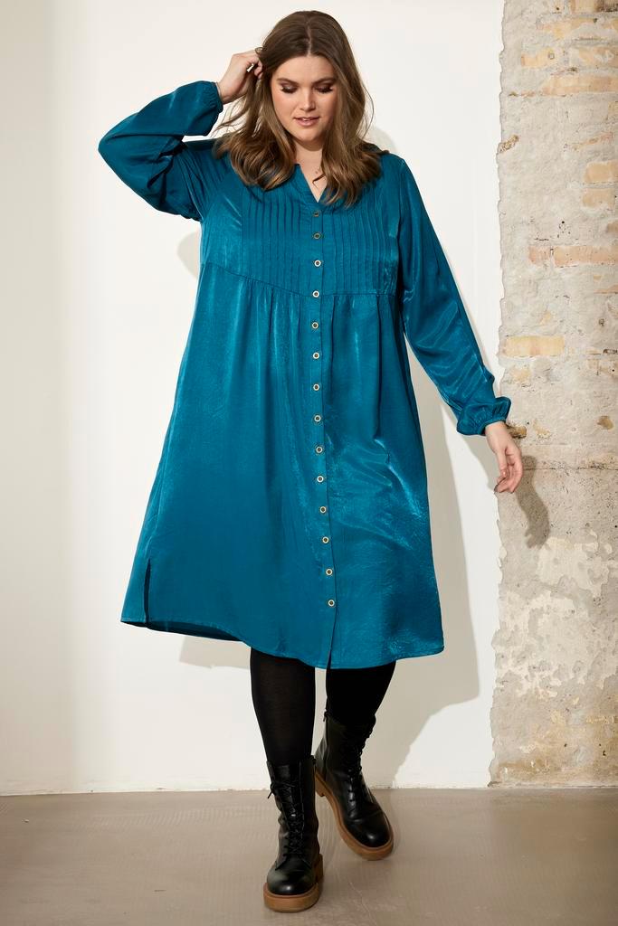 ZHENZI jurk satijnS=42-44Maat 42/44 (L), Kleding | Dames, Jurken, Overige kleuren, Nieuw, Maat 42/44 (L), Verzenden