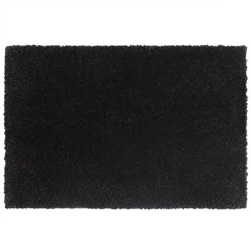 vidaXL Tapis de porte noir 40x60 cm fibre de coco, Jardin & Terrasse, Paillassons, Neuf, Envoi