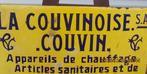 SA La Couvinoise Couvin - La Couvinoise - Plaque émaillée -