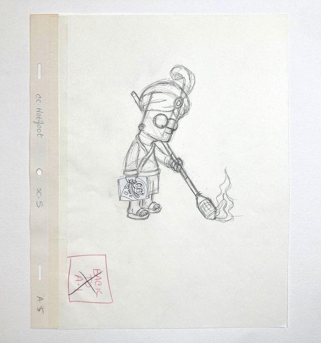The SIMPSONS : Pack of 11 drawings + 1 production Folder -, Cd's en Dvd's, Dvd's | Tekenfilms en Animatie
