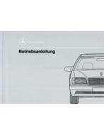 1992 MERCEDES BENZ S KLASSE INSTRUCTIEBOEKJE DUITS, Auto diversen, Handleidingen en Instructieboekjes