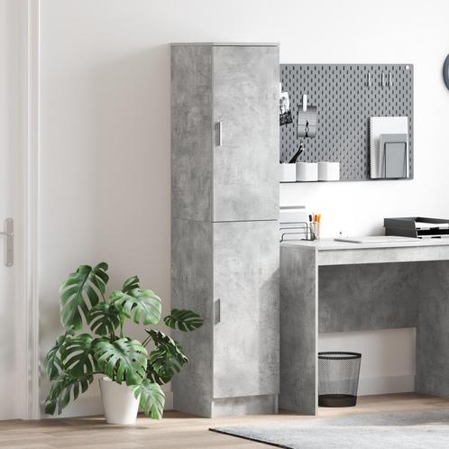 vidaXL Buffetkast Beton grijs MDF met betonlook laminaat, Huis en Inrichting, Kasten | Dressoirs, Nieuw, Verzenden