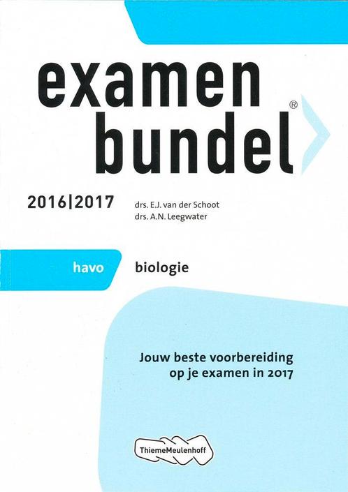 Examenbundel Havo Biologie 2016/2017, Boeken, Schoolboeken, Verzenden