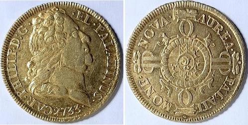 1 Karolin Pfalz 1733 fast Vz Car Philip, Postzegels en Munten, Munten | Europa | Niet-Euromunten, België, Verzenden