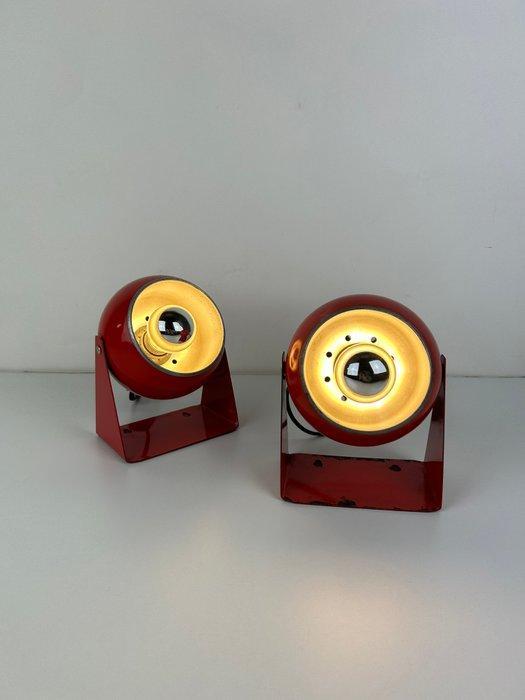 Veneta Lumi - Lampe de table (2) - Paire de lampes Eyeball, Antiek en Kunst, Antiek | Verlichting