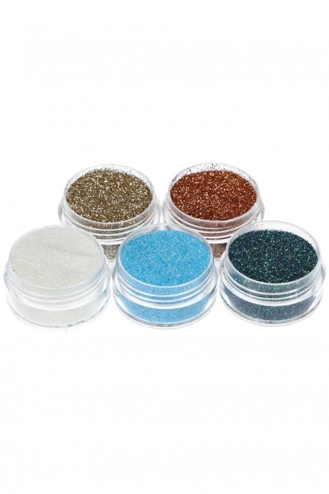 Gekleurde Glitter Tattoo Set Winter 5st, Hobby en Vrije tijd, Feestartikelen, Nieuw, Verzenden