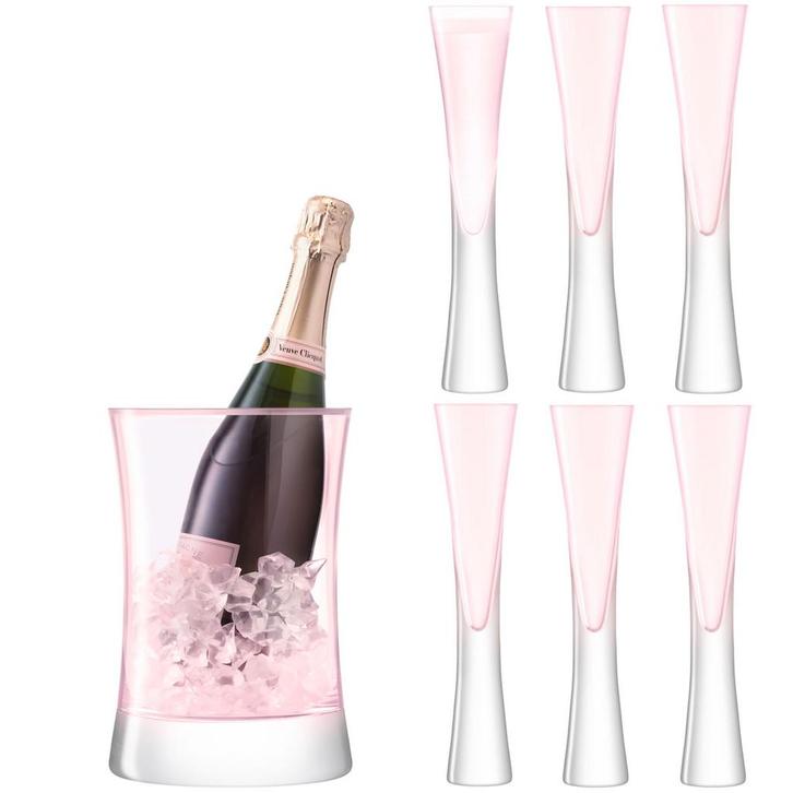 Champagne Serveerset Moya Blush | L.S.A., Collections, Verres & Petits Verres, Envoi
