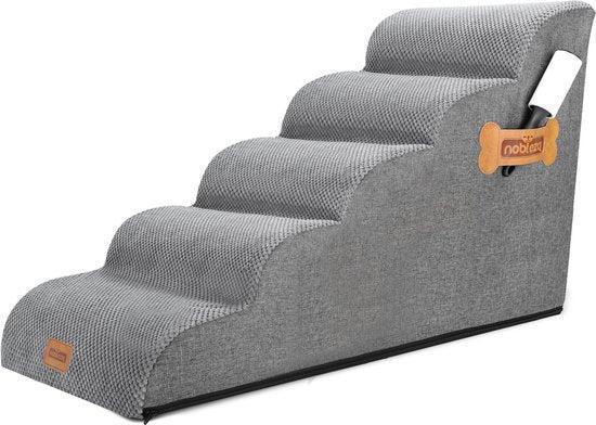 Hondentrapje voor honden - 40x84x57 cm - Grijs - Nobleza, Dieren en Toebehoren, Honden-accessoires, Nieuw, Verzenden