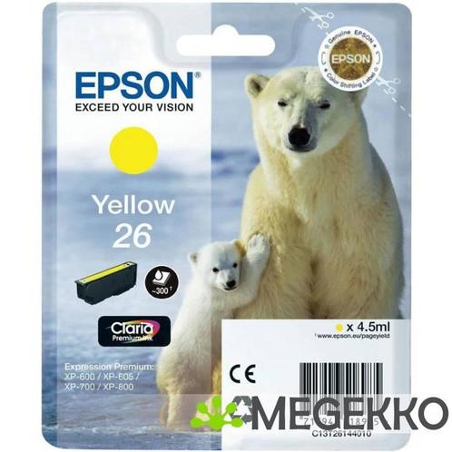 Epson inkc. T2614 Yellow, Computers en Software, Overige Computers en Software, Nieuw, Verzenden