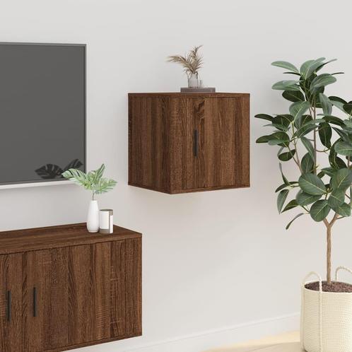 vidaXL Tv-wandmeubel 40x34,5x40 cm bruin eikenkleur, Huis en Inrichting, Kasten |Televisiemeubels, Nieuw, Verzenden