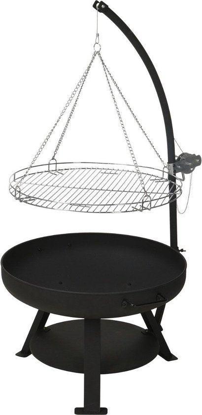 Tweedekans | ProGarden - Vuurschaal - met - barbecuerooster, Tuin en Terras, Houtskoolbarbecues, Ophalen of Verzenden