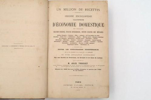 Jules Trousset - Un million de recettes - 1875, Antiek en Kunst, Antiek | Boeken en Manuscripten