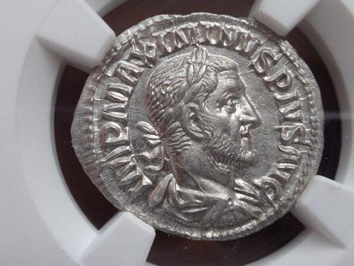 Romeinse Rijk. NGC MS 5/5- 4/5 Maximinus I, 235-238., Timbres & Monnaies, Monnaies | Europe | Monnaies non-euro