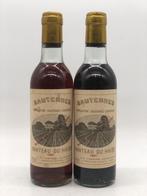 2 x 37,5cl Chateau du Haire Sauternes 1981 (Bordeaux, wit), Ophalen of Verzenden, Nieuw, Frankrijk, Witte wijn