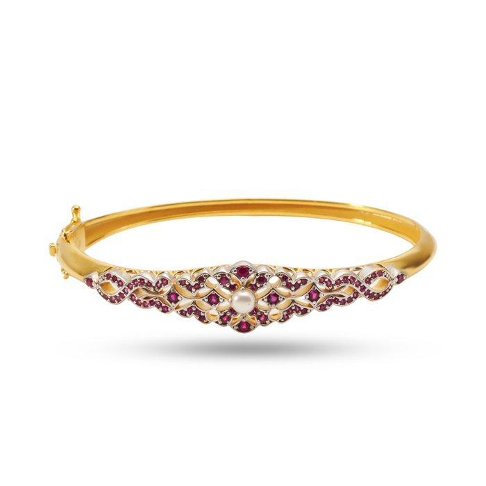 Zonder minimumprijs - Armband Zilver, Verguld Robijn -, Bijoux, Sacs & Beauté, Bracelets