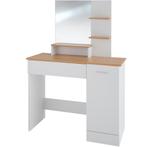 tectake Makeup-tafel Zoe - wit/beuken, Huis en Inrichting, Tafels | Kaptafels, Verzenden, Nieuw