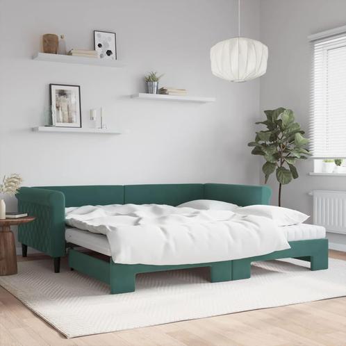 vidaXL Slaapbank onderschuifbed matrassen 100x200cm, Huis en Inrichting, Slaapkamer | Bedden, Nieuw, Verzenden