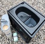 Toilette sèche à séparation durines, Ophalen