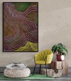 Lao Gonzalez - Vibrant Wavy Abstract, XL, No Reserve