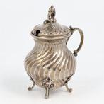 Rudolphe Beunke Art-Nouveau Mosterdpot - Bocal - Argent, Antiek en Kunst