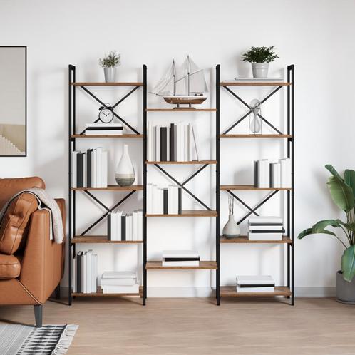 vidaXL Boekenplank Oud hout 156 x 25 x 167.5 cm Bewerkt hout, Huis en Inrichting, Kasten | Boekenkasten, Nieuw, Verzenden