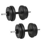 vidaXL Halterset 20 kg 14-delig, Sport en Fitness, Fitnessmaterialen, Verzenden, Nieuw