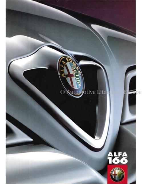 2001 ALFA ROMEO 166 BROCHURE ITALIAANS, Boeken, Auto's | Folders en Tijdschriften
