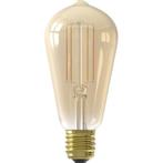Calex Smart LED Lamp Edison Gold E27 7W 806lm, Maison & Meubles, Verzenden