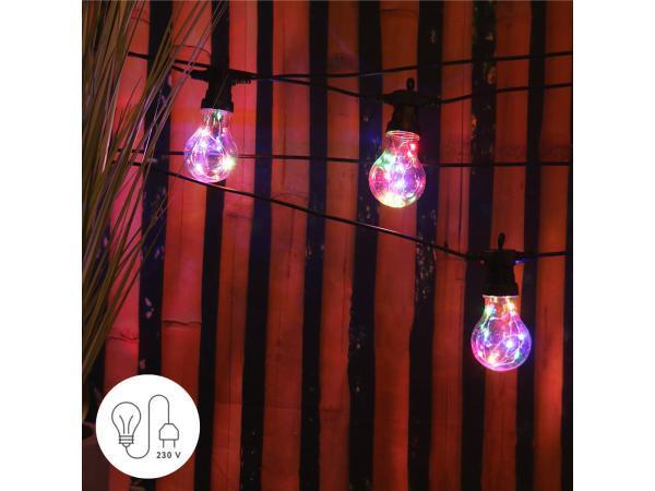 Veiling - JPro Magnum 20 Multi Color Lichtsnoer op Netstroom, Tuin en Terras, Buitenverlichting