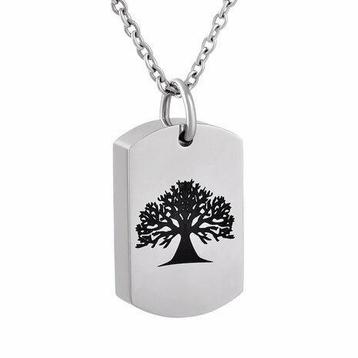 Ashanger RVS plaat tree of life + NAAM graveren herinnering beschikbaar voor biedingen