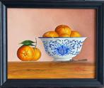 Ben Oude Breuil (1949) - Mandarijnen in een Chinese kom, Antiek en Kunst