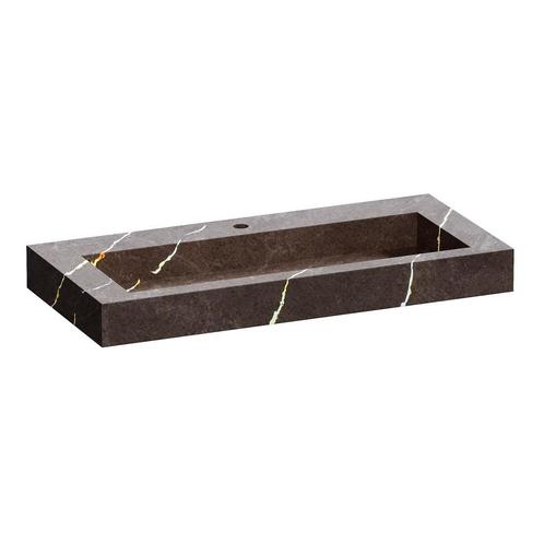 Wastafel Topa Artificial Marble 100 Copper Brown (1 krgt.), Doe-het-zelf en Bouw, Sanitair, Overige typen, Nieuw, Ophalen of Verzenden