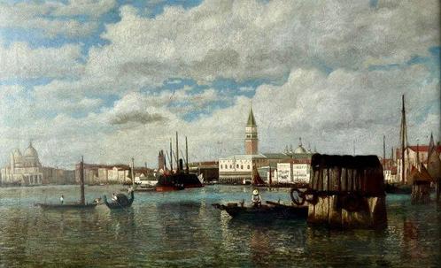 William Graham (1832-1910/11) - Venice from the Ponte della, Antiquités & Art, Art | Peinture | Classique