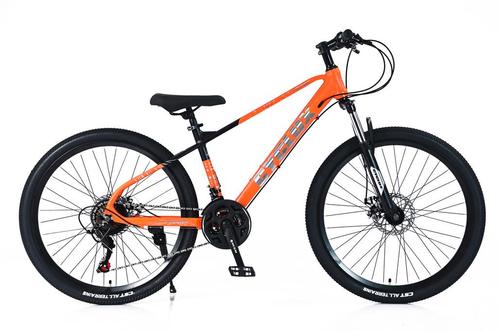 Cyclux Giga Mtb 24 Inch 24 Speed Shimano Oranje, Vélos & Vélomoteurs, Vélos | Garçons, Enlèvement ou Envoi