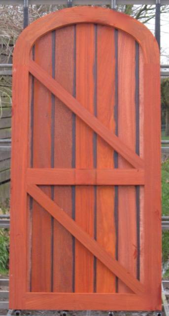 padoek houten staldeur , buitendeur , deur , poort 109 x 212, Doe-het-zelf en Bouw, Deuren en Vliegenramen, Nieuw, Hout, Buitendeur