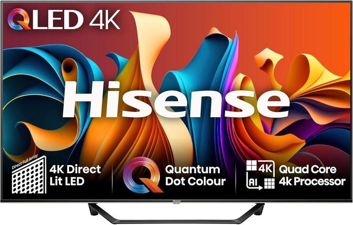 Hisense 50a7nqt – 50 Inch Qled Smart Tv – 4k Uhd – Dolby, Audio, Tv en Foto, Televisies, Ophalen of Verzenden