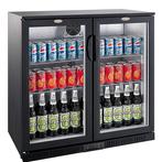 Barkoeler Zwart met 2 Deuren, Verzenden, Nieuw in verpakking, Koelen en Vriezen