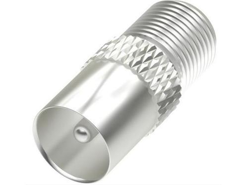 Veiling - Hama SAT-adapter, F-koppeling - coax-stekker, Audio, Tv en Foto, Audiokabels en Televisiekabels, Gebruikt