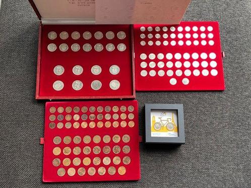 Pays-Bas. Cassette Juliana Brons-Nikkel + Miniatuur muntset, Timbres & Monnaies, Monnaies | Europe | Monnaies non-euro