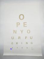 Alex Bucklee (XX-XXI) - NO RESERVE Eye Test Gold On Canvas