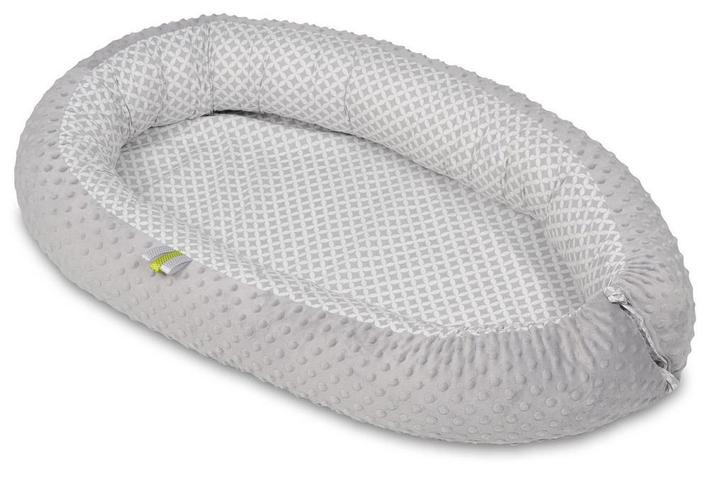 Babynestje - babynest - 82x54cm - diamant patroon - grijs, Kinderen en Baby's, Babywiegjes en Ledikanten, Nieuw, Ophalen of Verzenden
