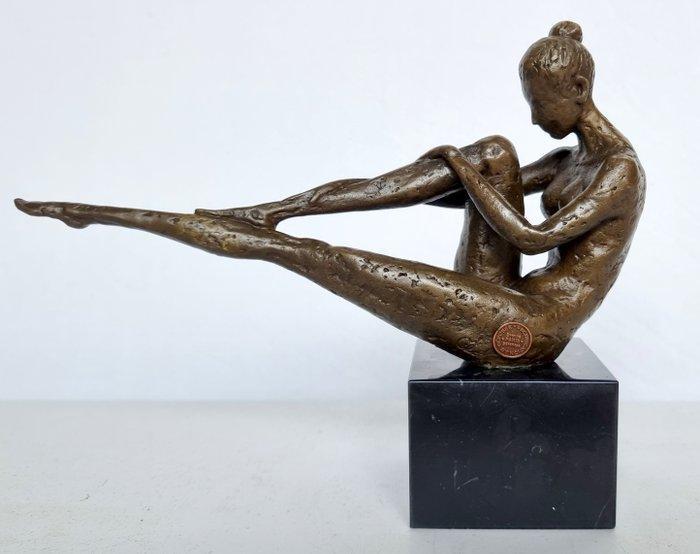 Beeldje - Brons, Marmer, Antiek en Kunst, Curiosa en Brocante