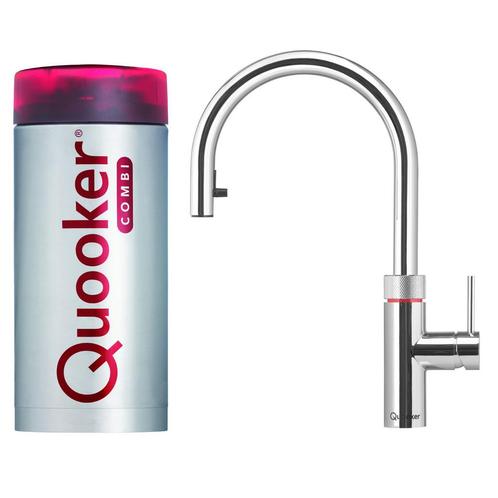 Quooker Flex Chroom met Combi Boiler +, Doe-het-zelf en Bouw, Sanitair, Kraan, Nieuw, Chroom, Ophalen of Verzenden
